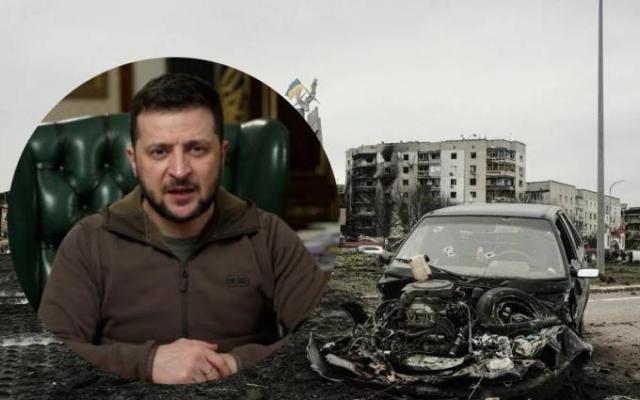 Зеленски: В Бородянка е много по-ужасяващо от Буча