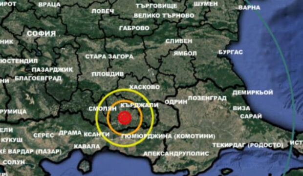 Земетресение разлюля Родопите