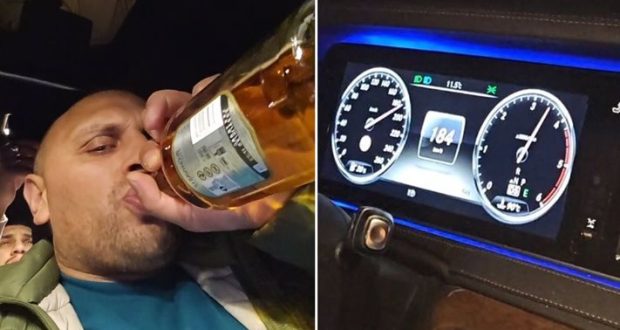 Помните ли Пламен Пържолата? Вижте го как пие зад волана и фучи със 184 км/ч